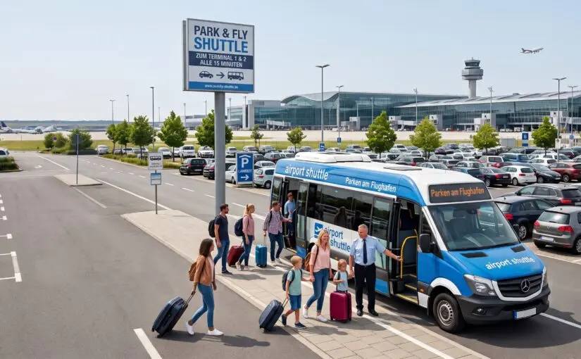 Shuttle Parken am Flughafen